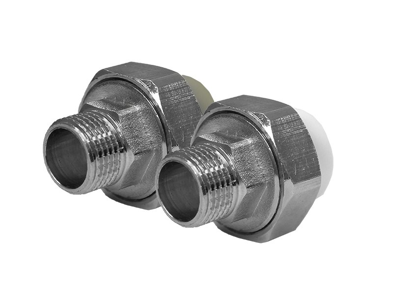 Чистый берег - Разъемная муфта (Американка) PP-R c НР Белая